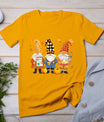 Thanksgiving Nurse Gnomes Fall Scrub Top Autumn Women Girl T-Shirt