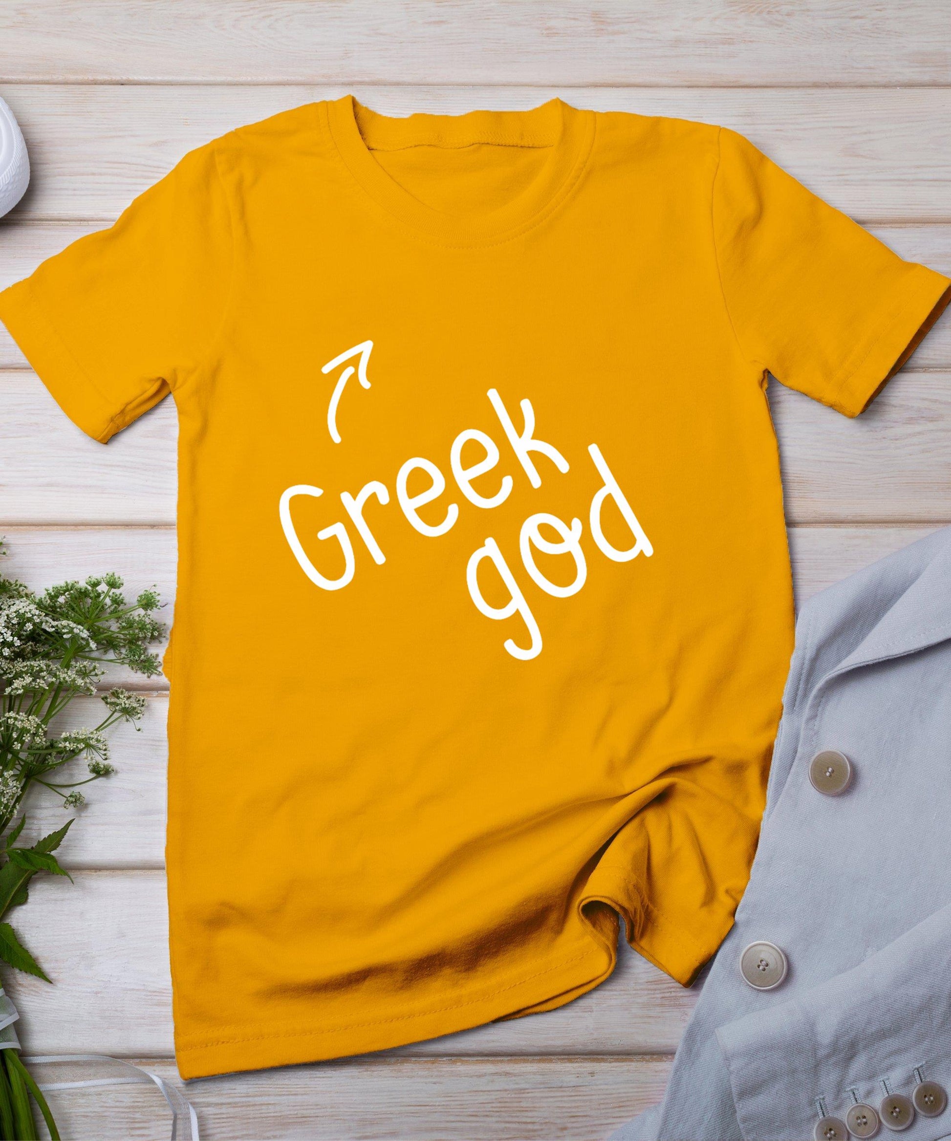 Greek God Halloween Costume Greek Mythology Lover Men Boys T-Shirt