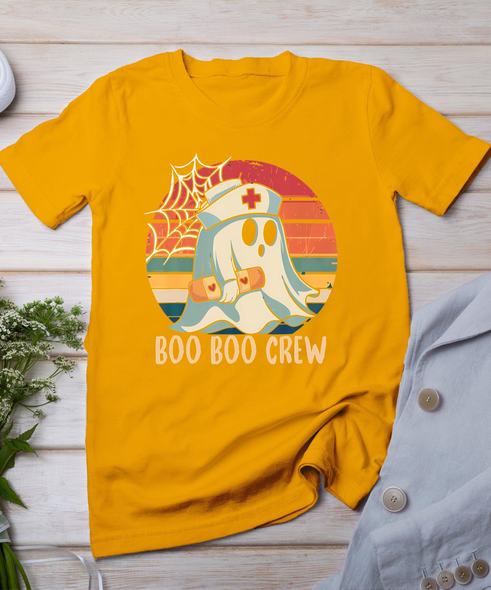 Boo Boo Crew For Nurse Halloween Nursing T-Shirt