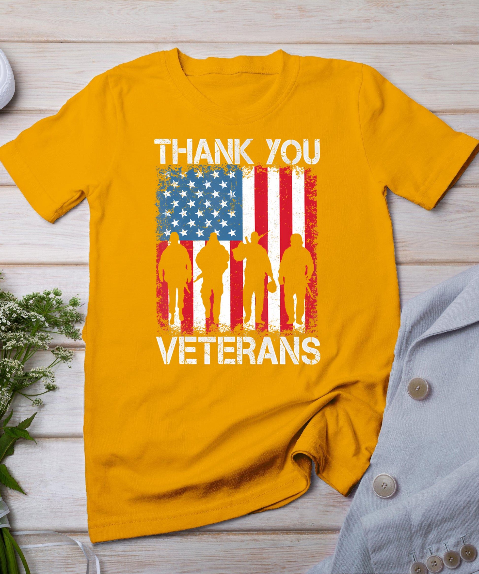 Veterans Day Shirt Gifts Thank You Veterans Tshirt Proud Tee T-Shirt