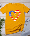 Thank You For Your Services Patriotic - Heart Veterans Day T-Shirt