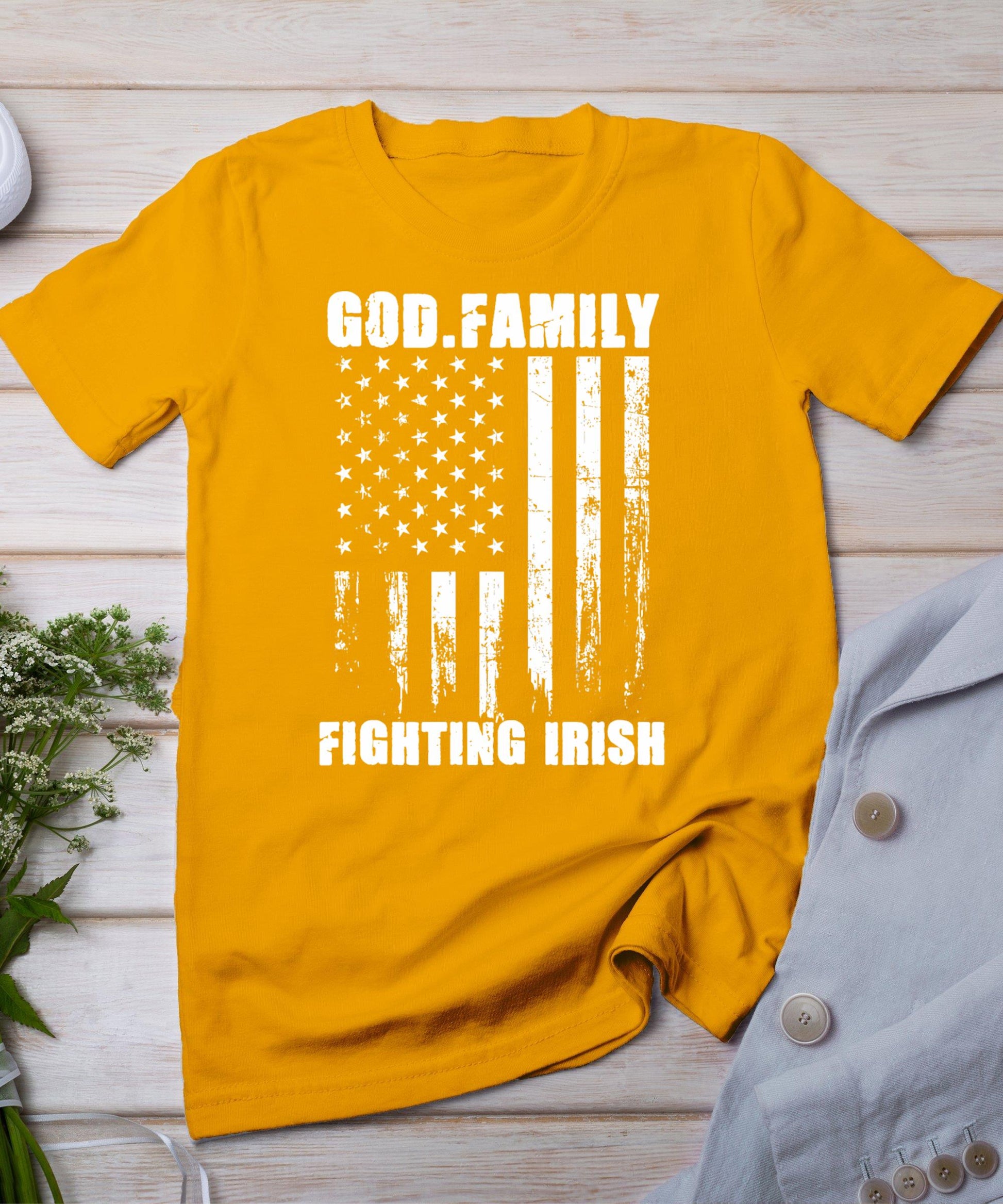 One Nation Under God Trump 2024 God American Flag T-Shirt