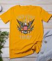 God Guns And Trump 2nd Amendment Flag Ar15 American Flag T-Shirt