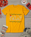 Fa (La)8 Funny Christmas Santa Fa La Math Teacher Student T-Shirt