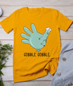 Turkey Glove Thanksgiving Gobble Nurse Thanksgiving Fall T-Shirt