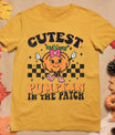 Cutest Pumpkin In The Patch Funny Halloween Thanksgiving T-Shirt