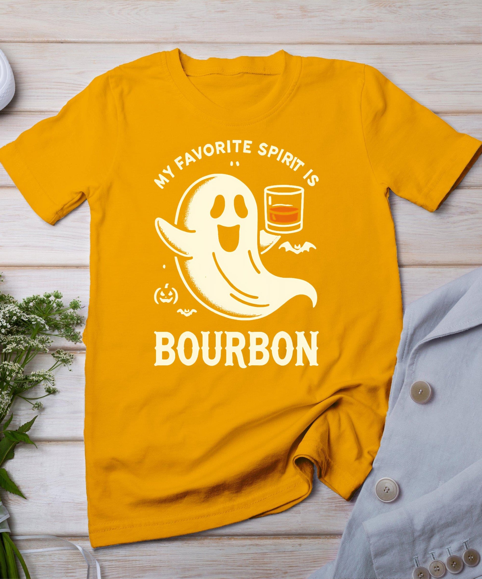 My Favorite Spirit Is Bourbon Halloween Party T-Shirt