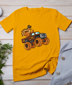 Thanksgiving Turkey Riding Monster Truck Boys Kids T-Shirt