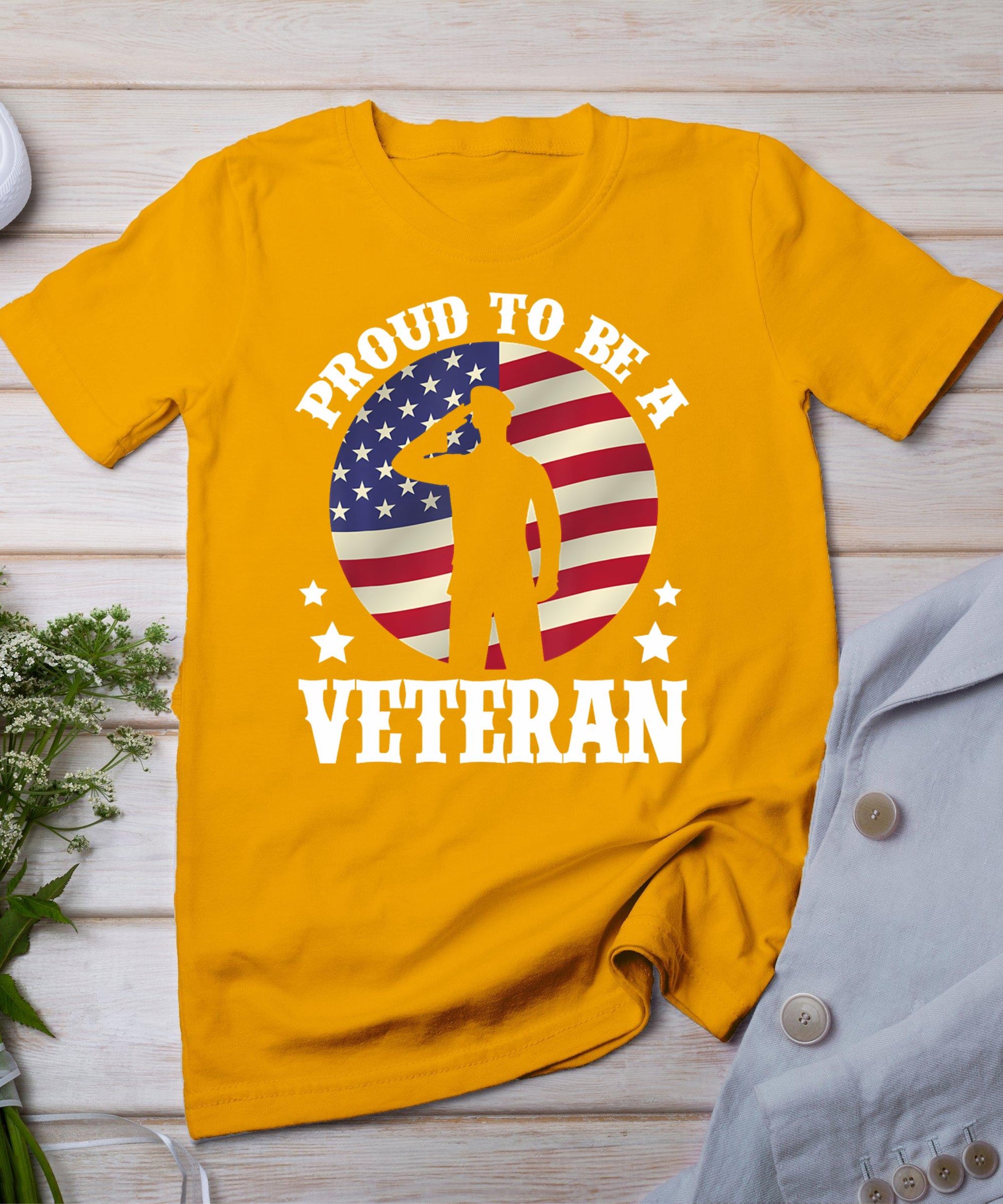 Proud Be A Veteran Of The Usa Veteran Veterans Day T-Shirt