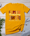 Family Thanksgiving 2024 Crew Dabbing Turkey Group Matching T-Shirt