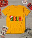 Bruh Meme Funny Saying Bro Greeting Teens Boys Men Christmas T-Shirt