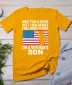 American Proud Veteran Son Veterans Day Memorial Day T-Shirt