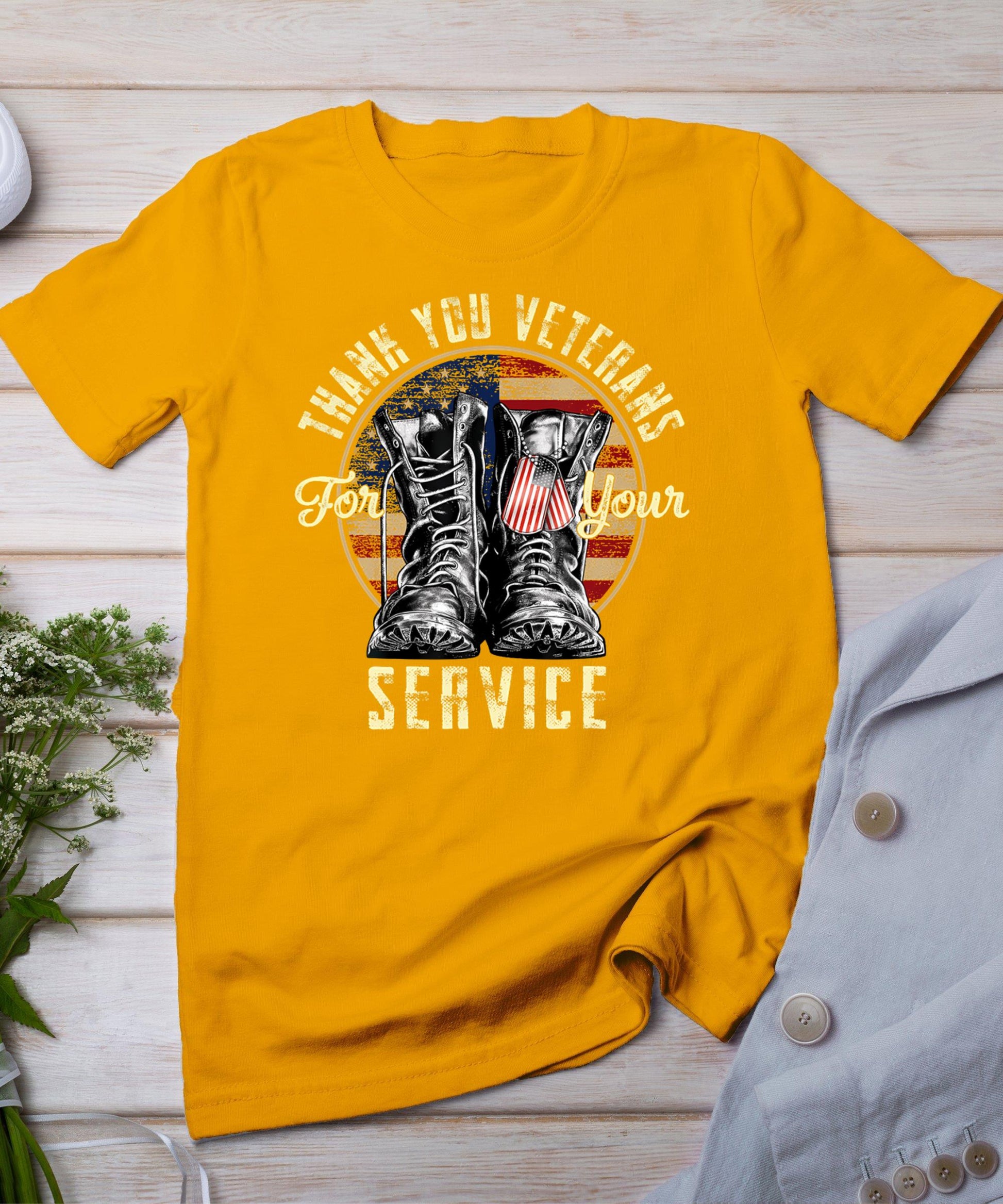 Thank You Veterans For Your Service Veterans Day T-Shirt