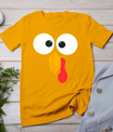 Thanksgiving Turkey Face Matching Family Costume Cute Kids T-Shirt