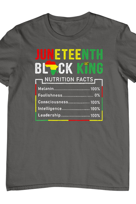 Awesome Juneteenth Black King Melanin Fathers Day Men Boys T-Shirt