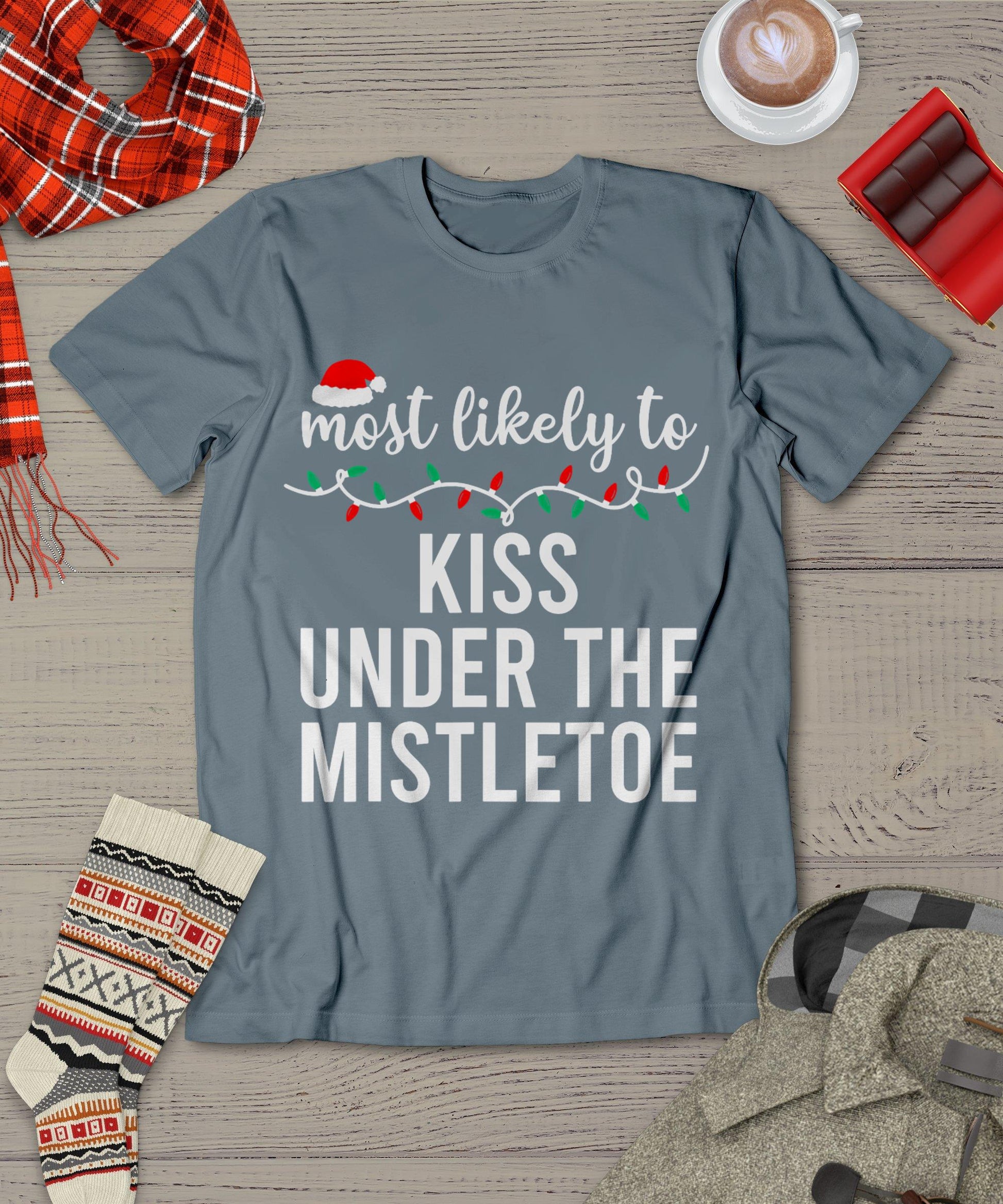 Most Likely To Christmas Shirt Matching Family Pajamas Funny T-Shirt