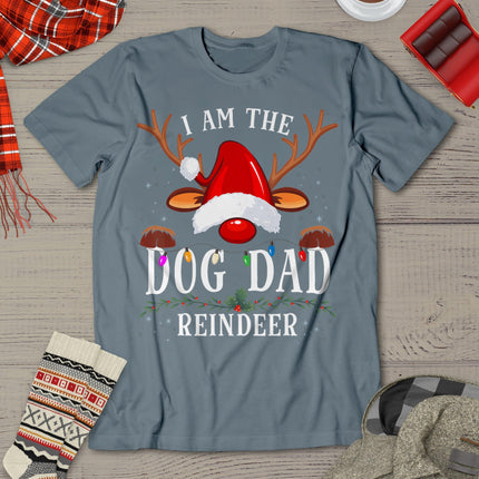 I Am The Dog Dad Reindeer Christmas Family T-Shirt