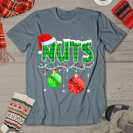 Chestnuts Matching Family Funny Chest Nuts Christmas Couples T-Shirt