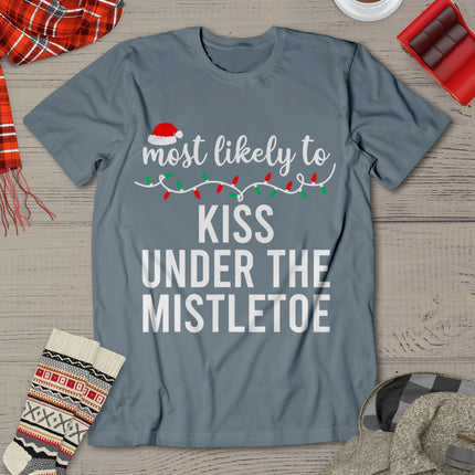 Most Likely To Christmas Shirt Matching Family Pajamas Funny T-Shirt
