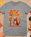 It's Fall Y'All Cat Leaf Fall Tree Hello Autumn Thanksgiving T-Shirt