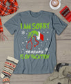 Christmas I Am Sorry The Nice Nurse Is On Vacation T-Shirt