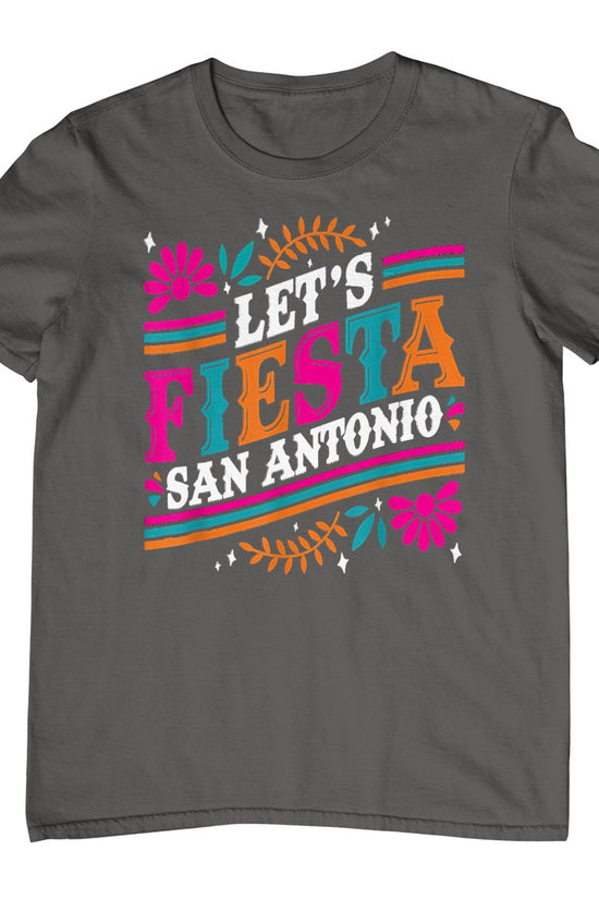 Lets Fiesta San Antonio Retro Fiesta Cinco De Mayo Mexican T-Shirt