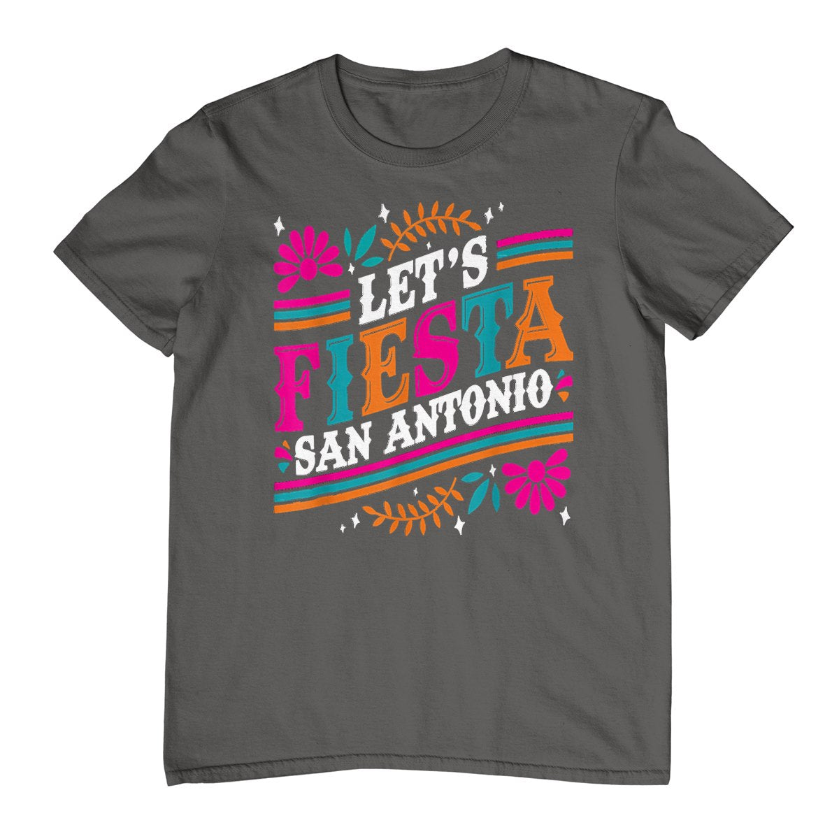 Lets Fiesta San Antonio Retro Fiesta Cinco De Mayo Mexican T-Shirt