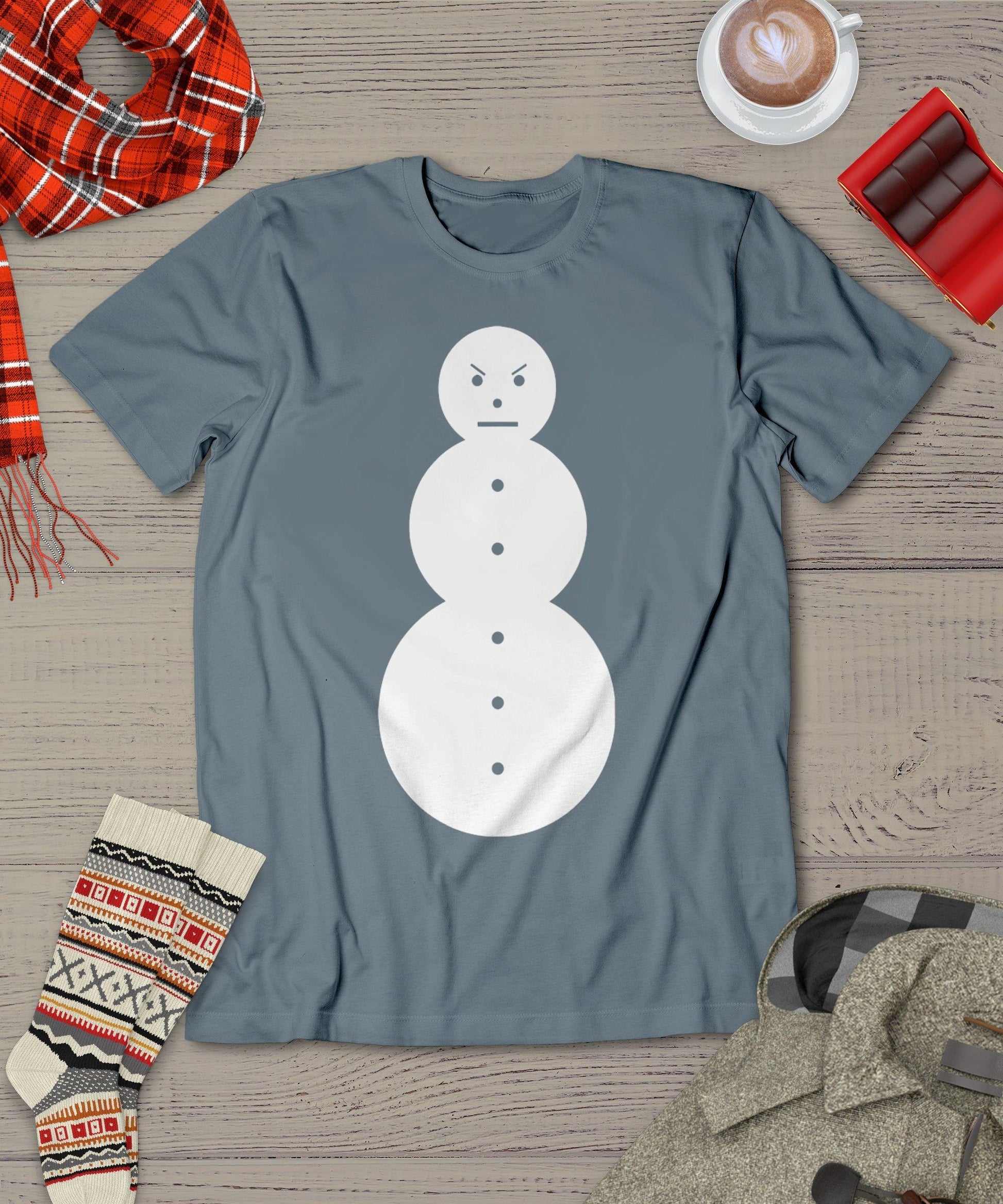 Funny Angry Snowman Shirt - The Jeezy Snowman T-Shirt