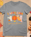 I Love Fall Prevention Socks Thanksgiving Autumn Quote T-Shirt