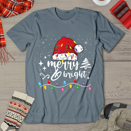 Merry And Bright Christmas Lights Xmas For Men Women Kids T-Shirt