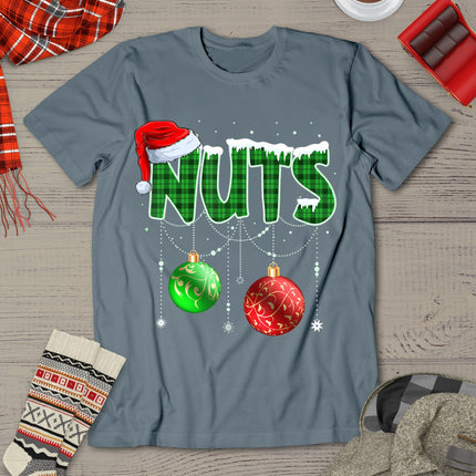 Chestnuts Matching Family Funny Chest Nuts Christmas Couples T-Shirt