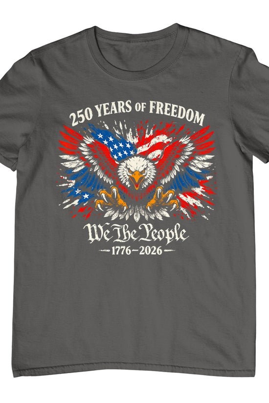 1776-2026 250th Anniversary Usa 250 Years Of Freedom Eagle T-Shirt