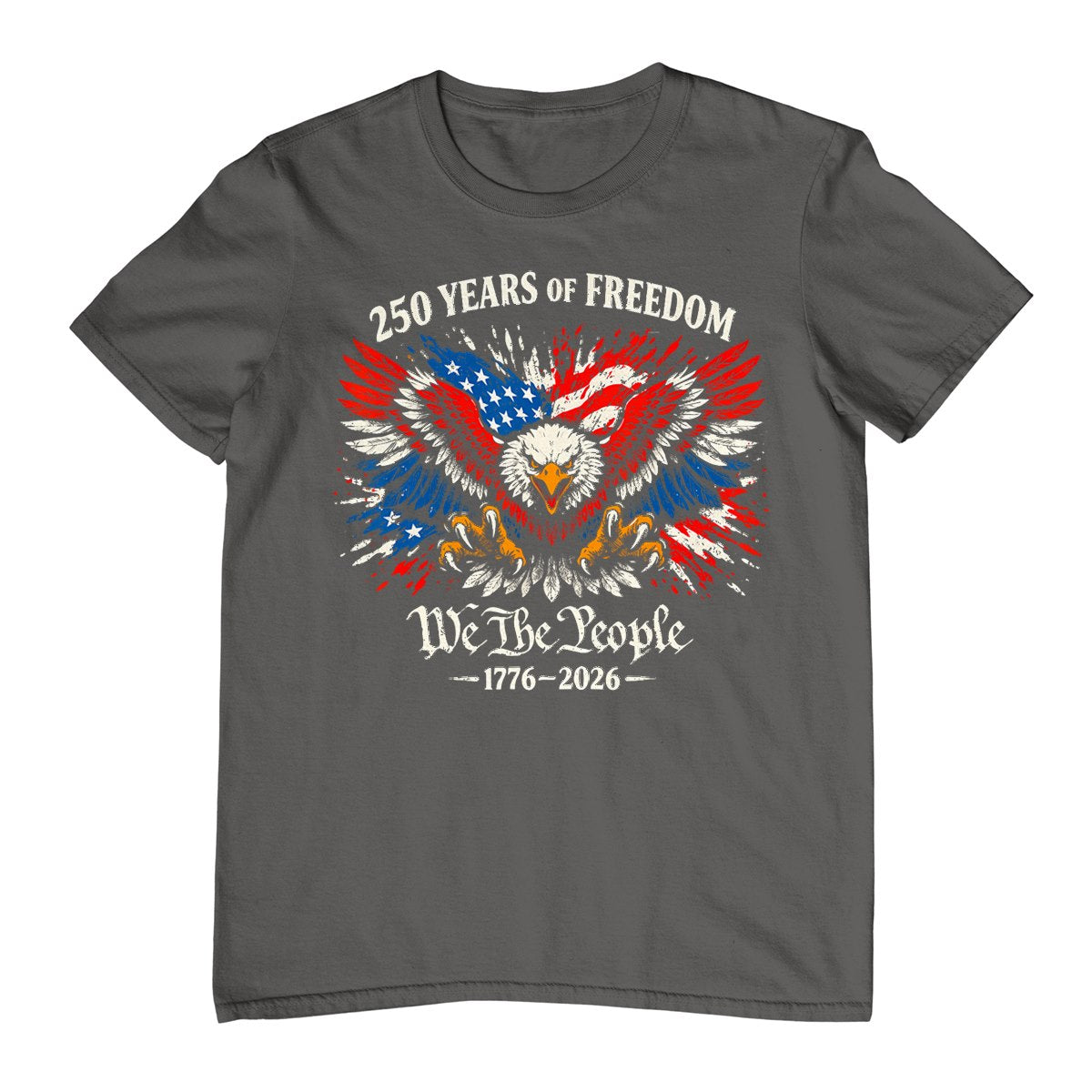 1776-2026 250th Anniversary Usa 250 Years Of Freedom Eagle T-Shirt