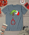 Nurse Christmas Stethoscope Nurses Xmas Pajamas Pjs Women T-Shirt