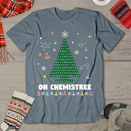 Oh Chemistree Periodic Table Chemistry Christmas Tree T-Shirt