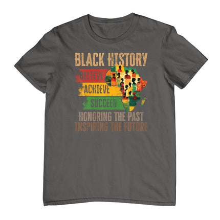 Honoring Past Inspiring Future Black History Month Women Men T-Shirt