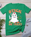 Stick Or Treat Nurse Funny Halloween Costume T-Shirt