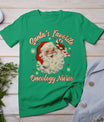 Santa's Favorite Oncology Nurse Vintage Christmas Chemo T-Shirt