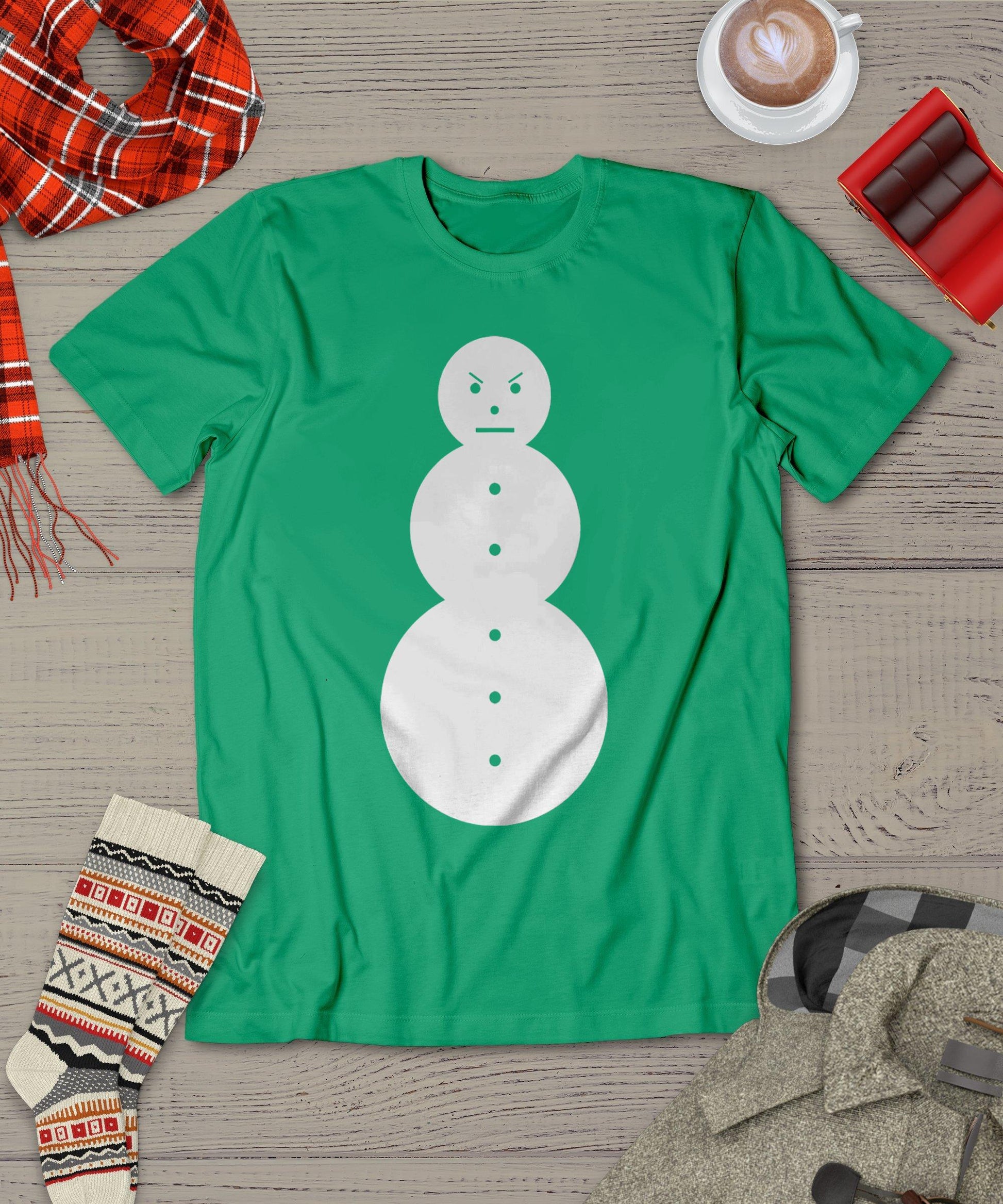 Funny Angry Snowman Shirt - The Jeezy Snowman T-Shirt