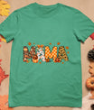 Mama Thanksgiving Mom Fall Pumpkins Season Retro T-Shirt