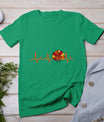 Ekg Heartbeat Turkey Nurse Nursing School Fall Thanksgiving T-Shirt