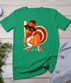 Turkey Playing Baseball Thanksgiving T-Shirt