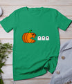 Funny Halloween Pumpkin Eating Ghost Gamer Men Women Kids T-Shirt