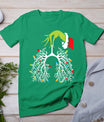 Christmas Nurse Lung Xmas Lights Funny Pulmonologist Xmas T-Shirt