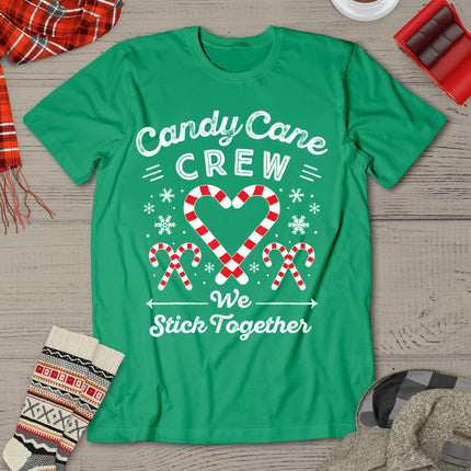 Christmas Candy Cane Heart Holiday Family Matching Pajama Pj T-Shirt