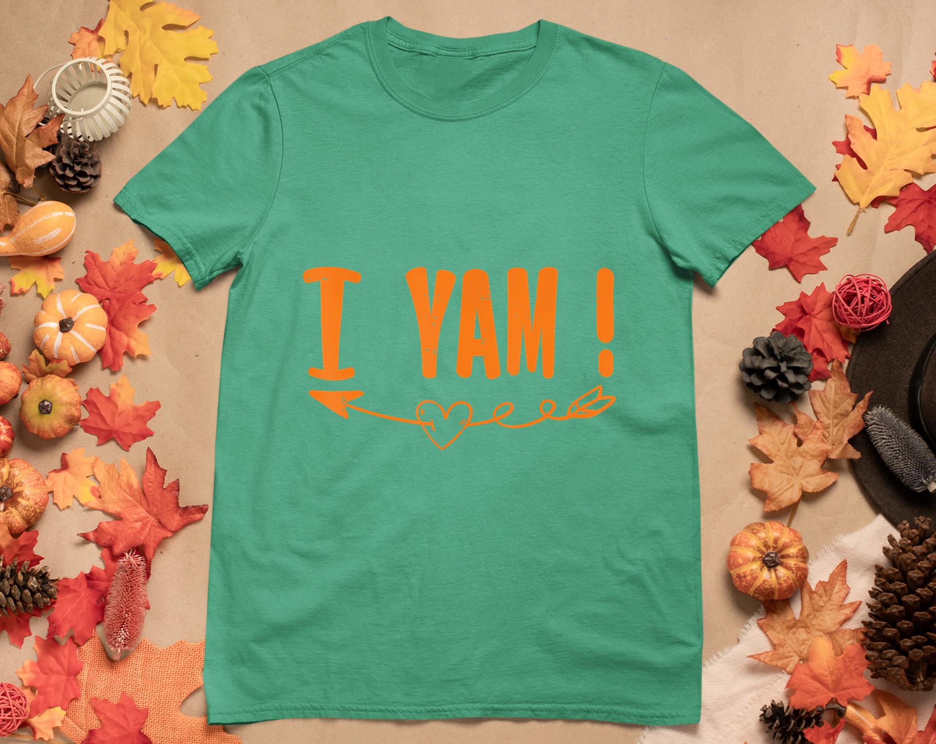 Thanksgiving Matching Couple She's My Sweet Potato I Yam T-Shirt