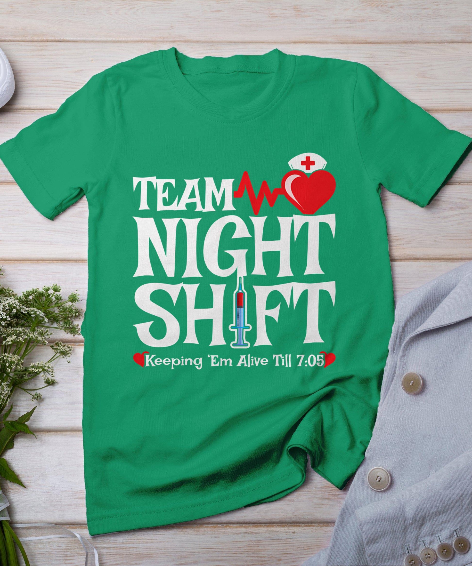 Nurse Appreciation - Team Night Shift - Night Shift Nurse T-Shirt