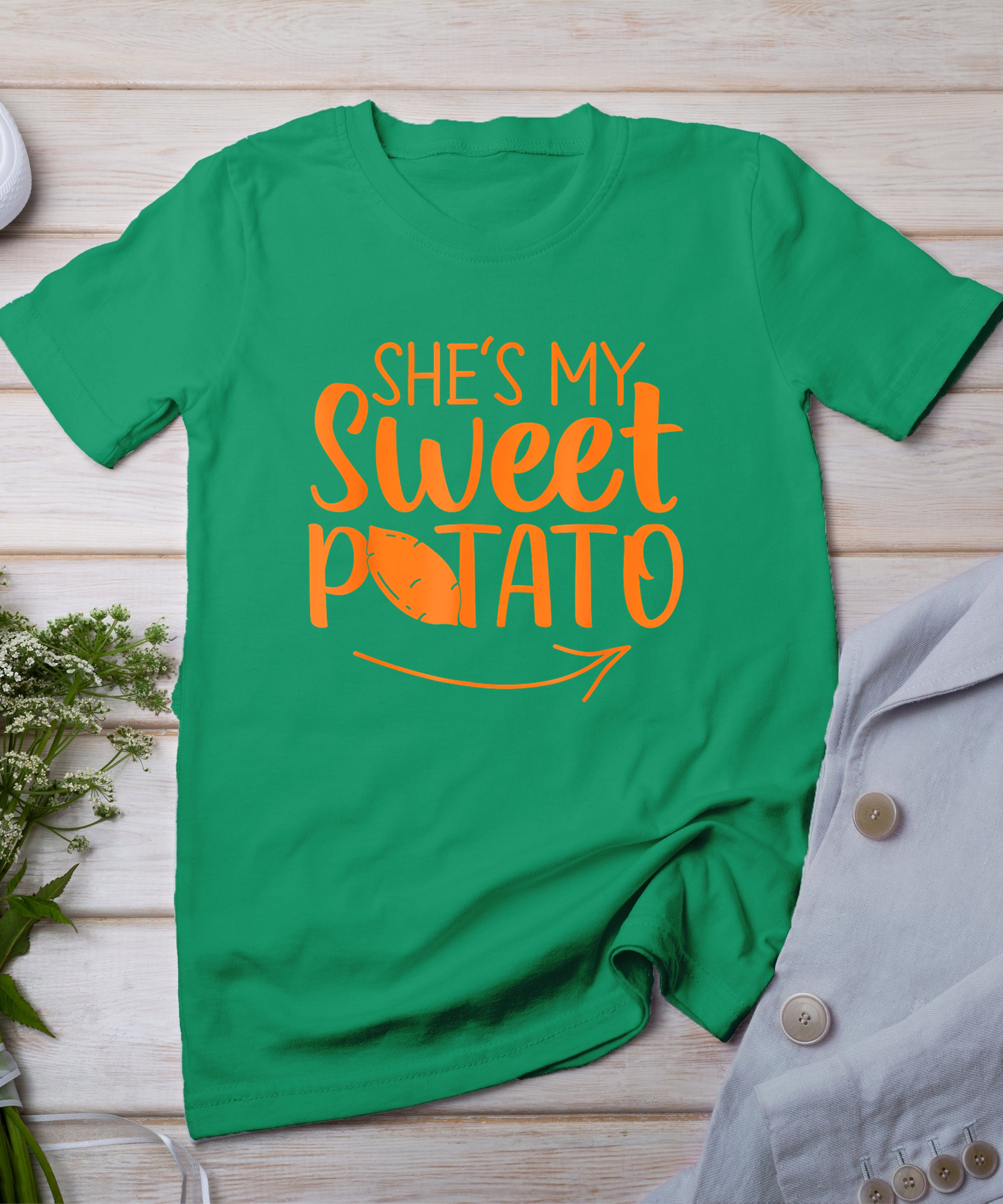 Thanksgiving Matching Couples She Is My Sweet Potato I Yam T-Shirt