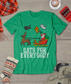 Cats For Everybody Christmas Cat Funny Xmas Women Santa T-Shirt