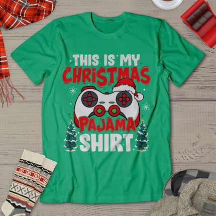This Is My Christmas Pajama Video Game Gamer Boys Teens T-Shirt